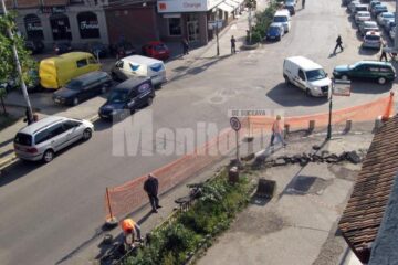 Lucrările de amenajare a unui nou sens giratoriu în centrul Sucevei au început de ieri