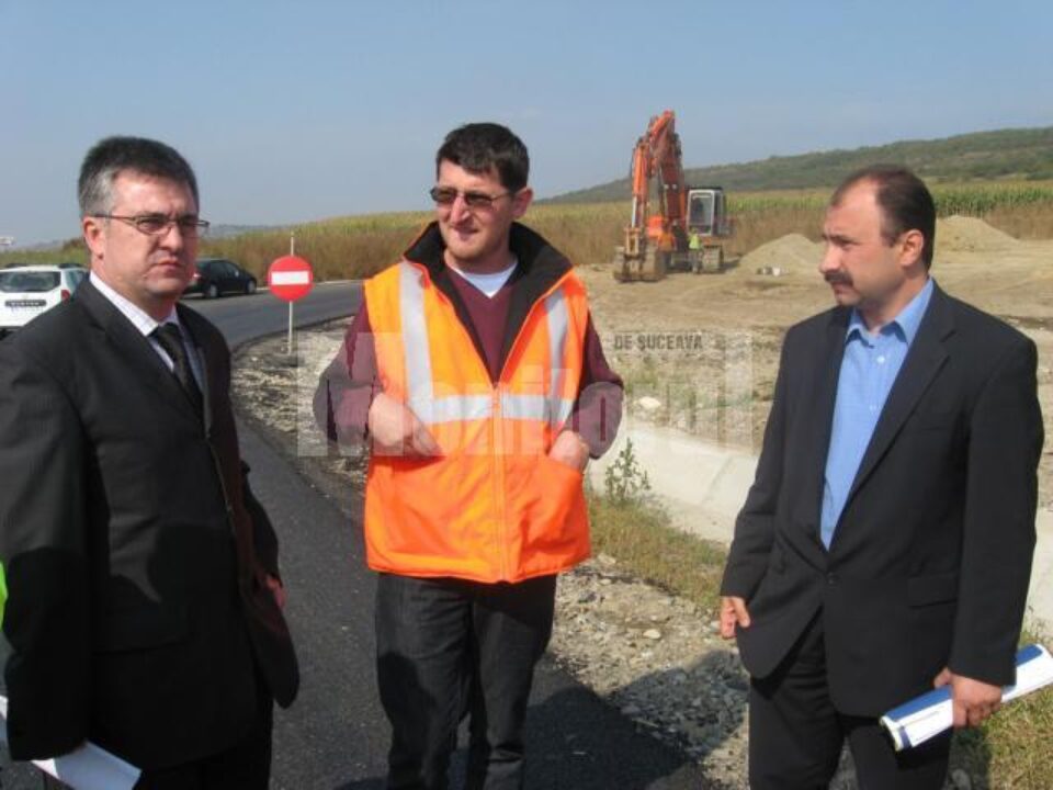 Prefectul Sorin Popescu a inspectat lucrările la șoseaua de centură a Sucevei