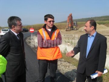 Prefectul Sorin Popescu a inspectat lucrările la șoseaua de centură a Sucevei