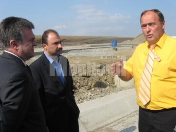 Prefectul Sorin Popescu a inspectat lucrările la șoseaua de centură a Sucevei