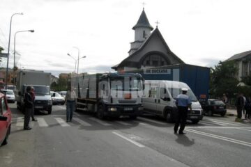 Accidentul s-a petrecut lângă Biserica Sf. Andrei din cartierul Burdujeni