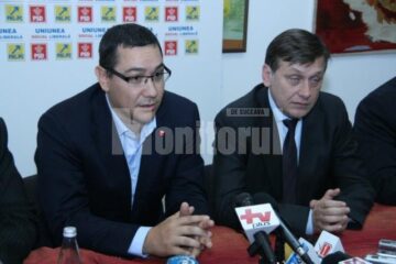 Victor Ponta și Crin Antonescu, la Suceava