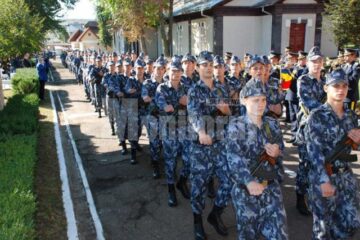 Defilarea elevilor jandarmi