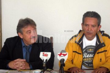 Marius Ursaciuc și Marius Vasiliu, doi dintre organizatorii festivalului