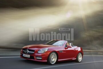 Mercedes SLK, decapotabilă sport cu sistemul unic Magic Sky