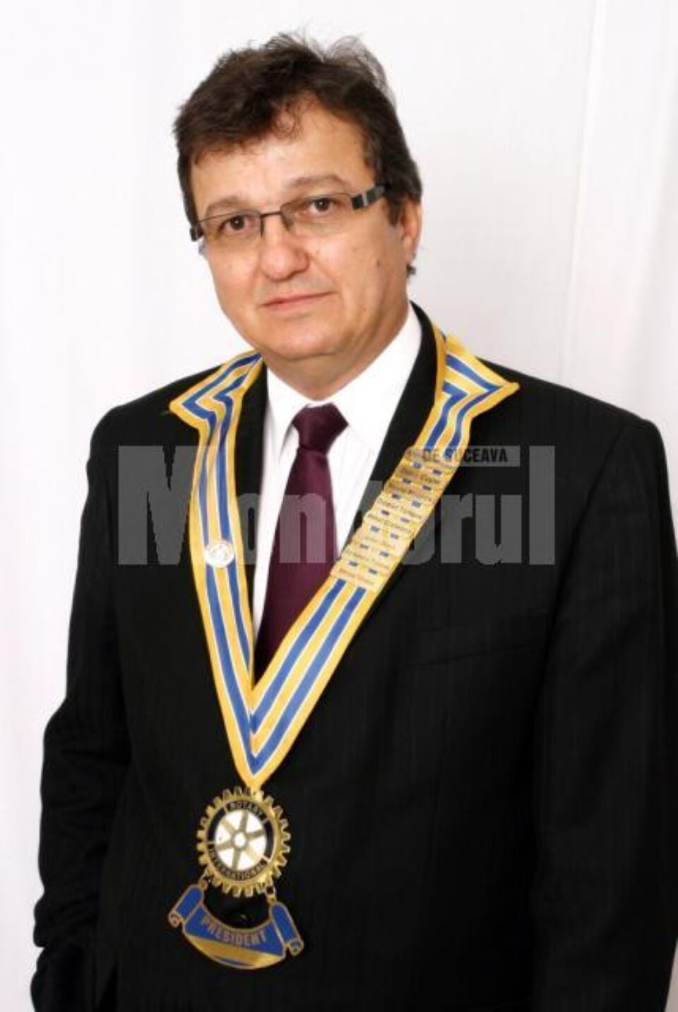 Președintele Clubului Rotary din Suceava, Vasile Mocanu