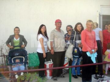 Copiii, împreună cu părinții lor, au vizitat Centrului de tip familial Mihoveni