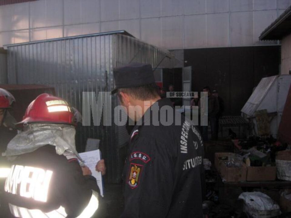 Incendiul ar fi izbucnit din cauza unui muc de țigară