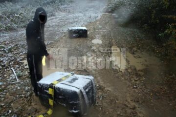 Pentru prinderea celor doi tineri, polițiștii au fost nevoiți să facă uz de armă