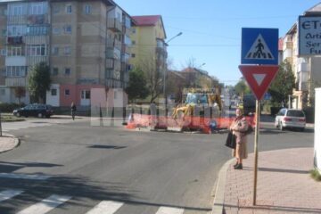 Sensul giratoriu din intersectie a prins deja contur