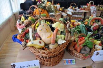 Copiii s-au întrecut în a realiza cele mai ingenioase sculpturi din fructe și legume