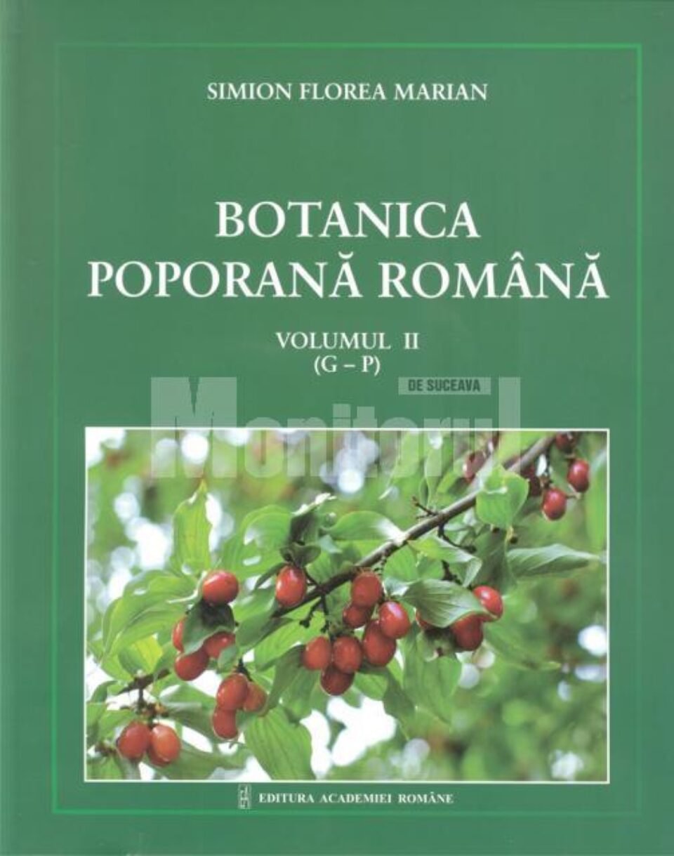 Botanica Poporană Română