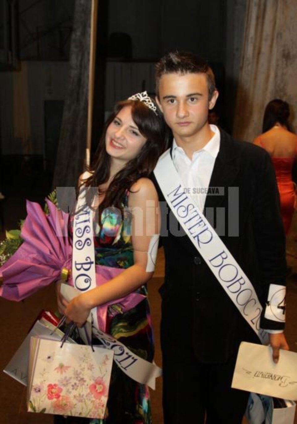Melissa Ieremie și Dragoș Jilavu Miss și Mister Boboc