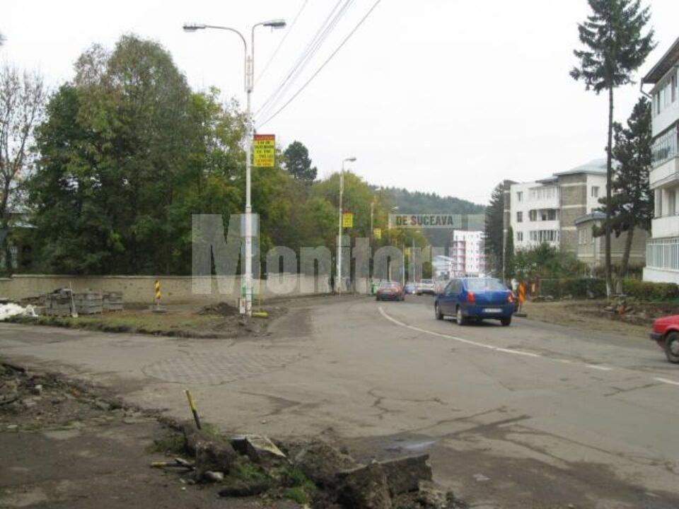 Sensul giratoriu va fi amenajat la intersecția cu strada Ion Vodă Viteazul