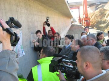 Anca Boagiu a inspectat ieri lucrările de construcție a variantei de ocolire a municipiului reședință de județ