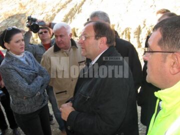 Anca Boagiu a inspectat ieri lucrările de construcție a variantei de ocolire a municipiului reședință de județ