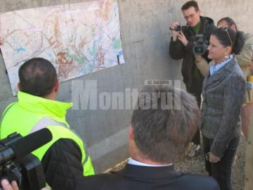 Anca Boagiu a inspectat ieri lucrările de construcție a variantei de ocolire a municipiului reședință de județ