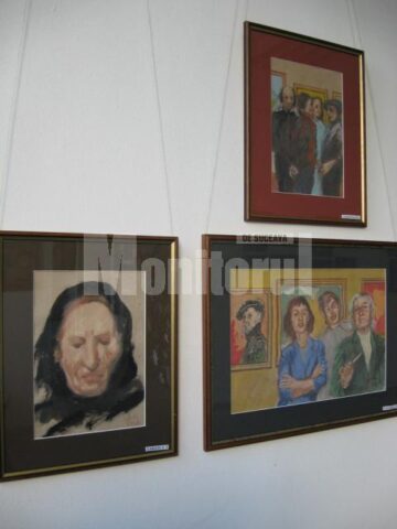 Portret de țărancă și scene de vernisaj