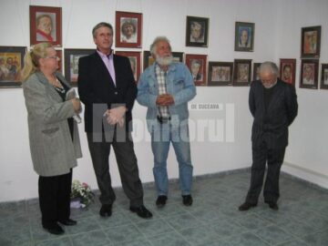 Prof. Constantin Bulboacă vorbind despre concitadinul său Anton Costîn