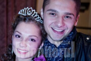 Miss Boboc, Ramona Lionti, și Mister Boboc, Alexandru Horga sunt colegi de clasă