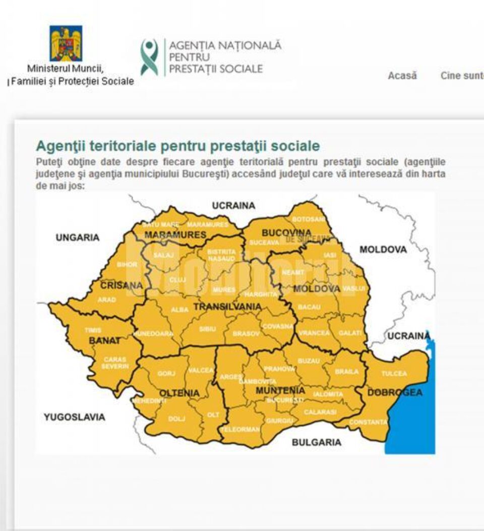 Hartă ANPPS