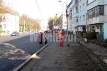 Lucrările de lărgire a bulevardului principal al Sucevei