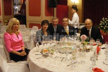 Dumitru Morhan, alături de Prințul Paul si Prințesa Lia