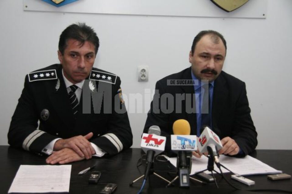 Șeful IPJ Suceava, comisarul-șef Nicușor Todiruț, și Prefectul județului Suceava, Sorin Popescu Șeful IPJ Suceava, comisarul-șef Nicușor Todiruț, și Prefectul județului Suceava, Sorin Popescu