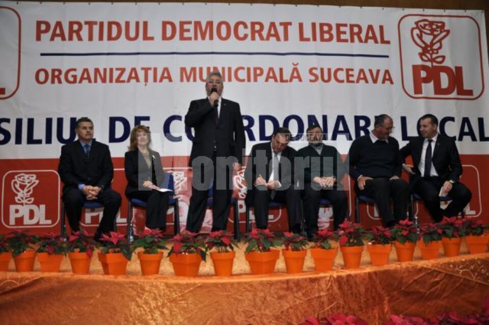 Ședința Consiliului de Coordonare Local al filialei PD-L din municipiul Suceava