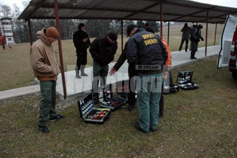 Exerciții în poligonul de tragere
