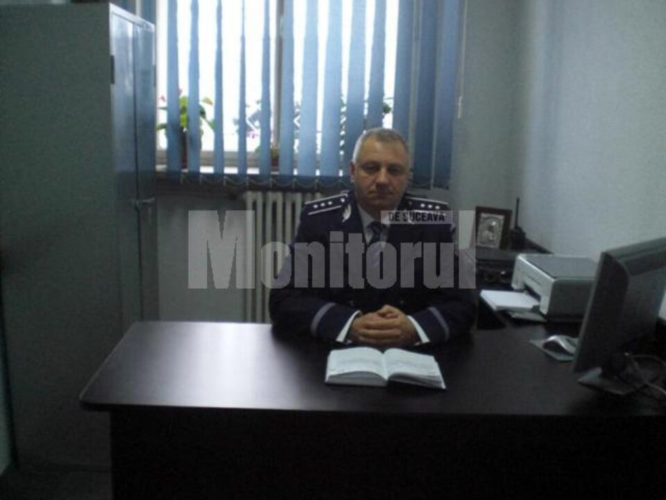Gheorghe Lemnariu, noul șef al Poliției Siret