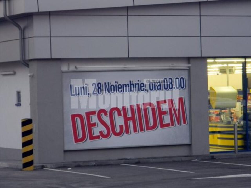 Începând de luni, sucevenii vor avea la dispoziție un nou magazin de tip discount