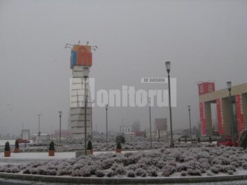 Peisaj de iarnă la Iulius Mall, deși nu a nins absolut deloc