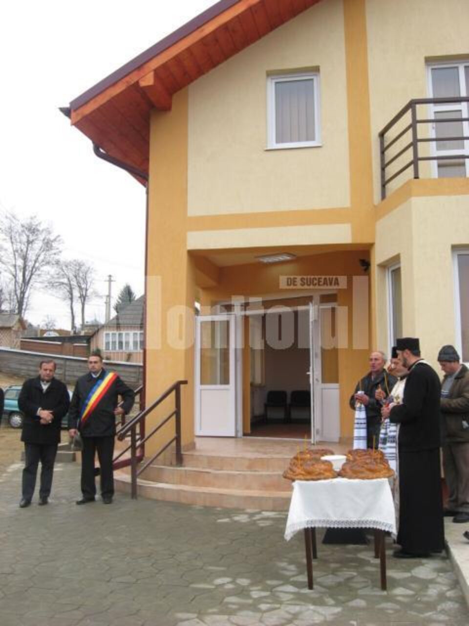 Gheorghe Flutur a participat, în cursul zilei de ieri, la inaugurarea unui dispensar medical nou în comuna Comănești
