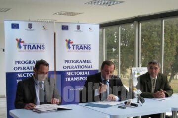 Gheorghe Flutur a susținut ieri, la aeroport, o conferință de presă în care a prezentat în detaliu proiectul de 39,5 milioane de euro cofinanțat din fonduri europene