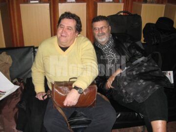 Greficienii satirici Doru Ghiocel Olaș și Mihai Pînzaru PIM