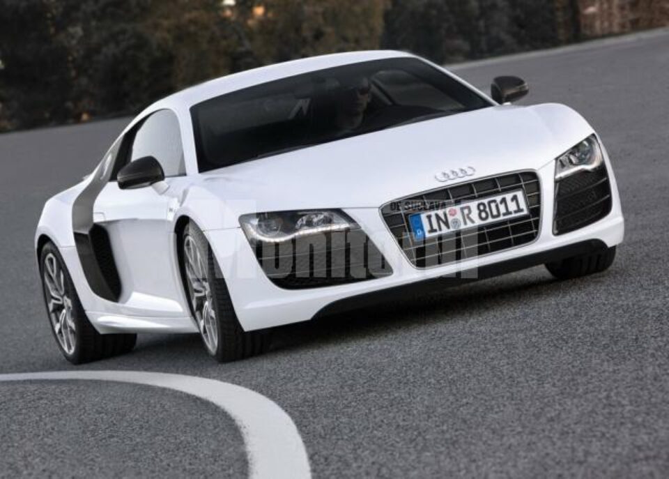 Audi R8 V10, instrumentul vitezei