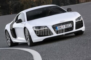 Audi R8 V10, instrumentul vitezei