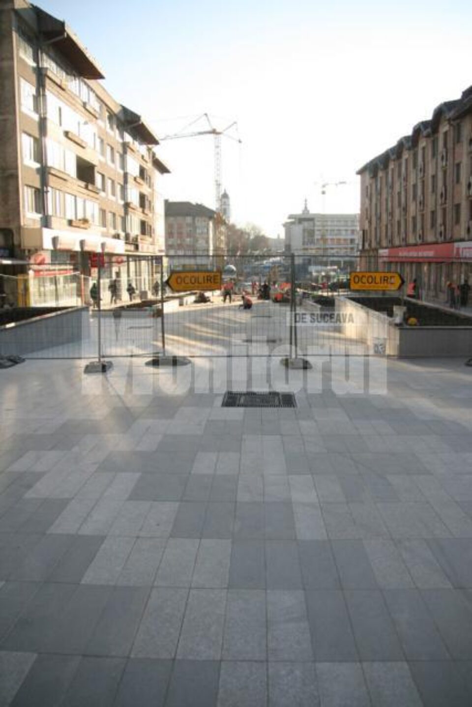 Modernizarea zonei pietonale se va încheia pâna pe 10 decembrie