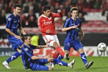 Oțelul Galați a pierdut, miercuri, în deplasare, cu scorul de 0-1 (0-1), partida cu formația portugheză Benfica Lisabona. Foto: MediaFax