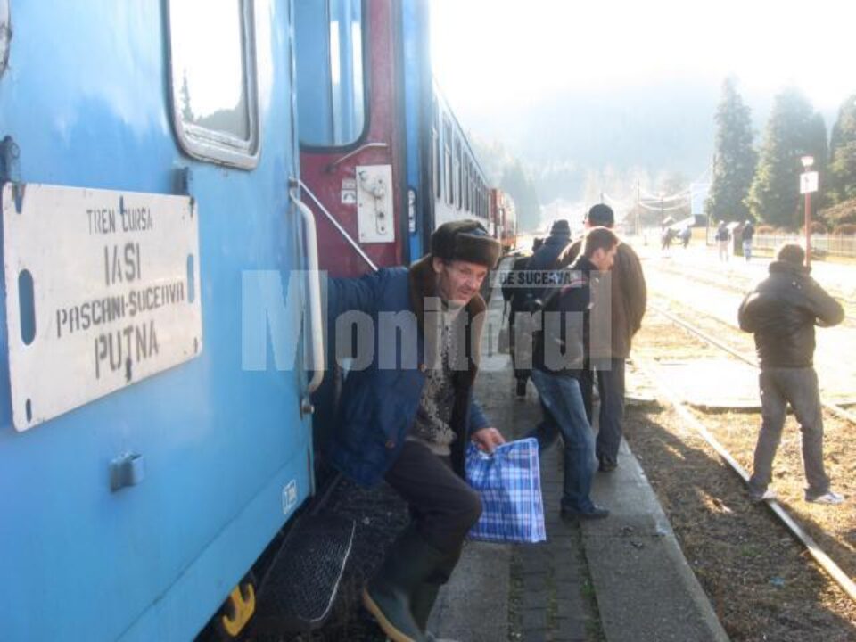 Noul mers al trenurilor aduce surprize neplăcute pentru legătura dintre Suceava și Putna