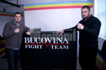 Nicolae și Ghiță Ignat, în prima sală de arte marțiale mixte din zona Moldovei, Bucovina Fight Team