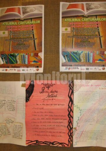 Producții de atelier etalate pe panouri