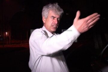 Comisarul-șef Luigino Panzariu, la scurt timp după accident
