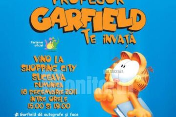 Caravana Garfield ajunge duminică la Suceava