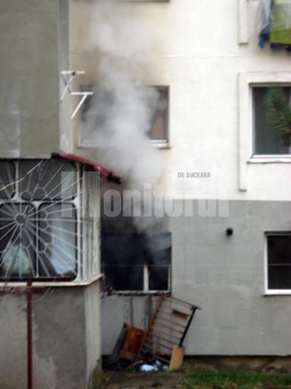 Incendiul a fost foarte violent
