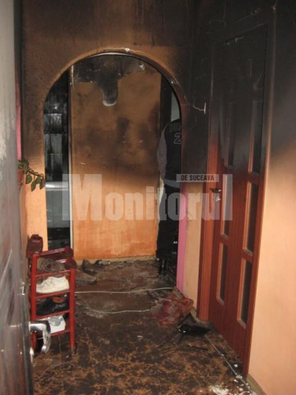 Pagube mari în interiorul apartamentului