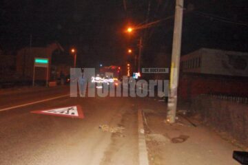 Accidentul s-a petrecut în miez de noapte pe DN 17, în Câmpulung Moldovenesc