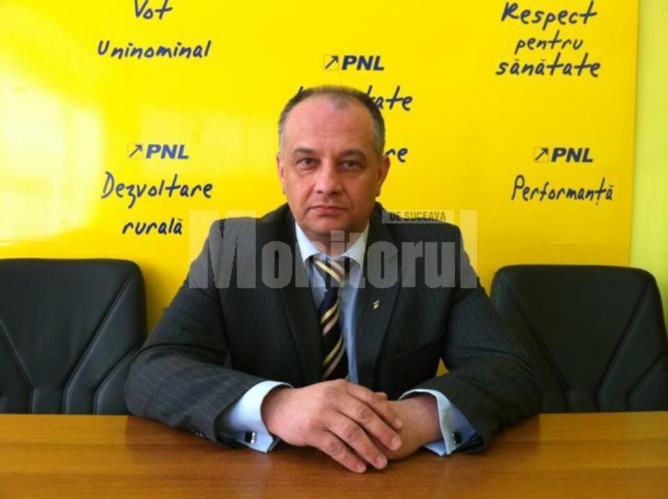 Președintele Organizației Județene Suceava a PNL, Alexandru Băișanu