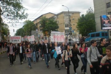 Marșul antiviolență, antidrog și antitutun, organizat de Asociația „Euroactiv” în luna mai